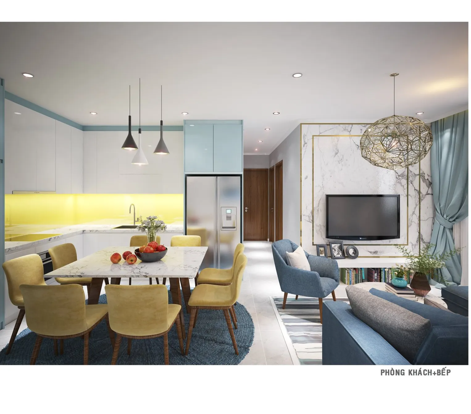 Căn hộ hoàn thiện Thiên Quân Marina