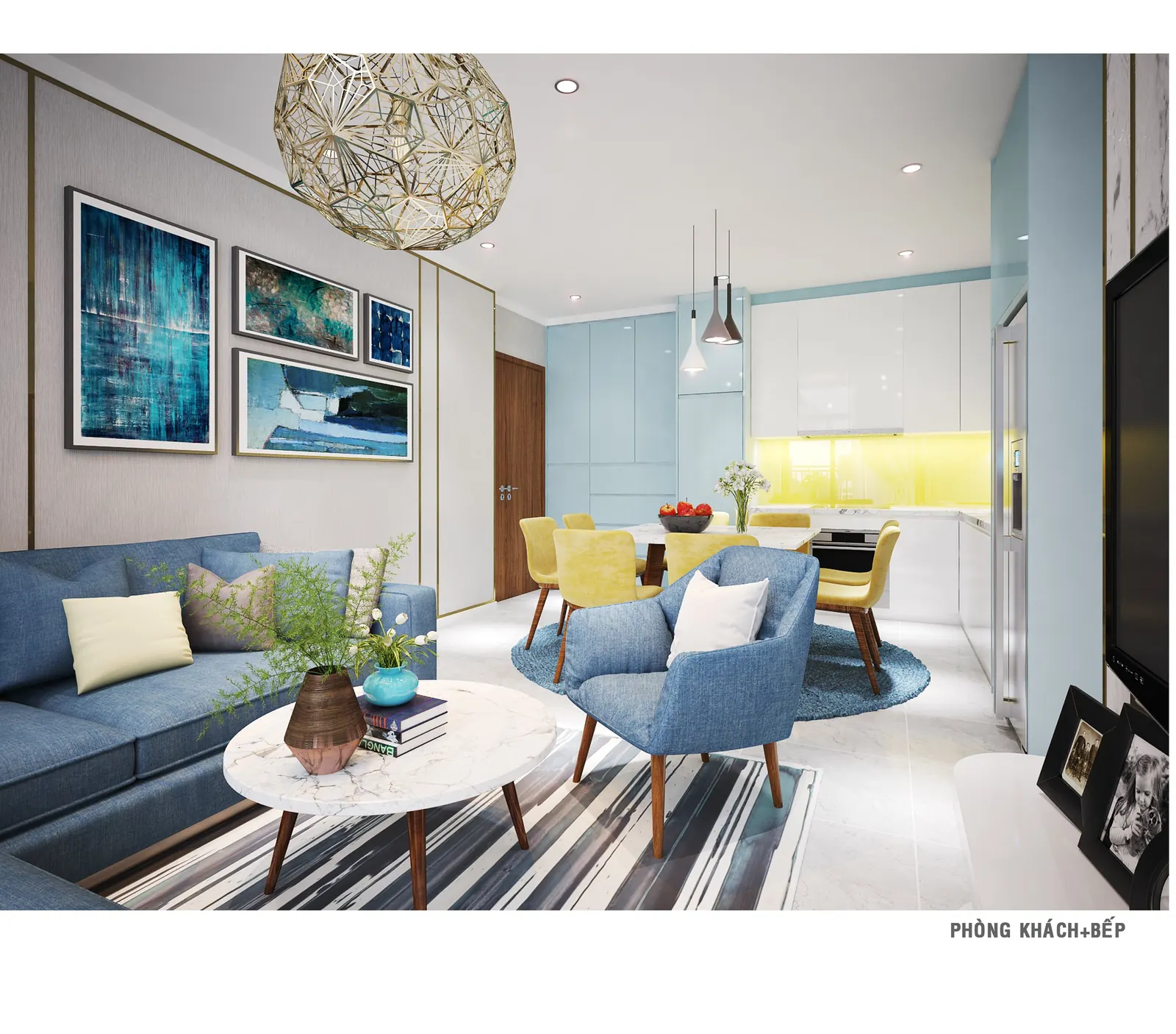 Căn hộ 3 phòng ngủ Thiên Quân Marina giá tham khảo