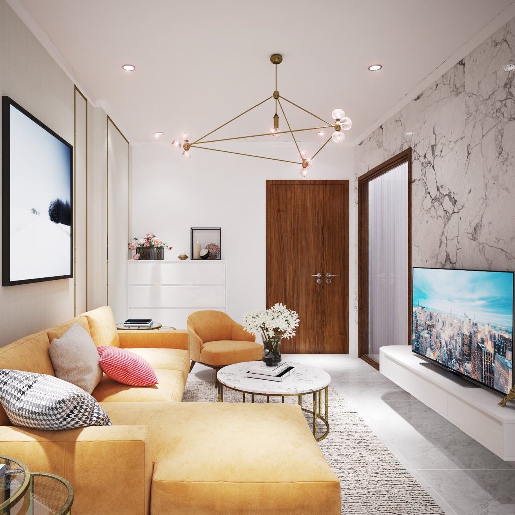 Ảnh mô phỏng căn hộ chung cư thiên quân marina plaza