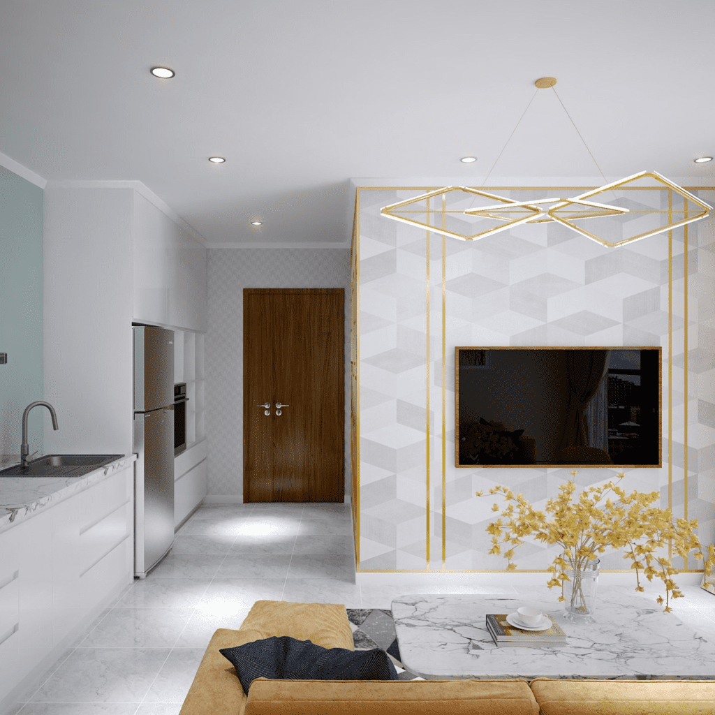 Ảnh mô phỏng căn hộ chung cư thiên quân marina plaza