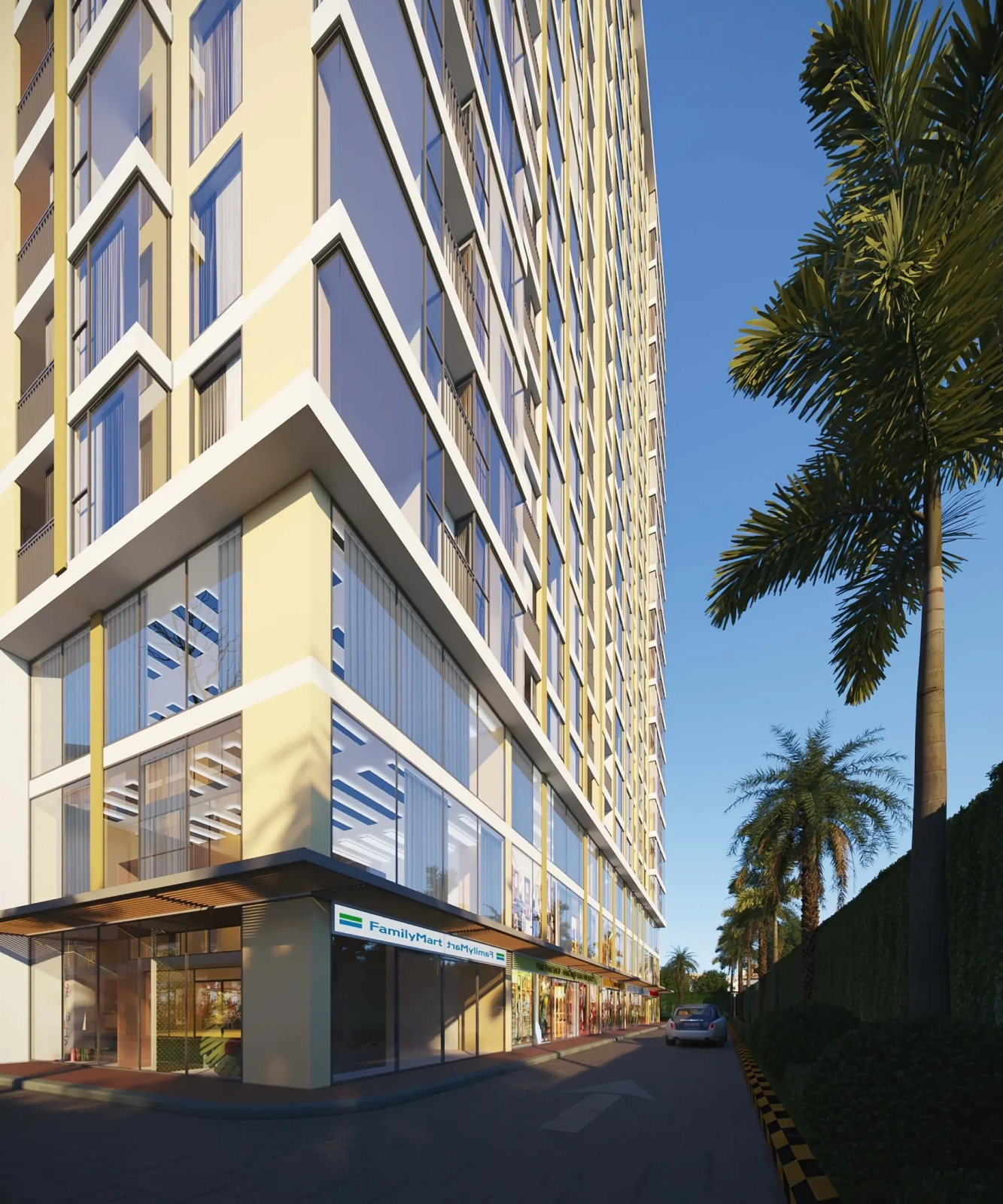 Mặt tiền shophouse Thiên Quân Marina Plaza