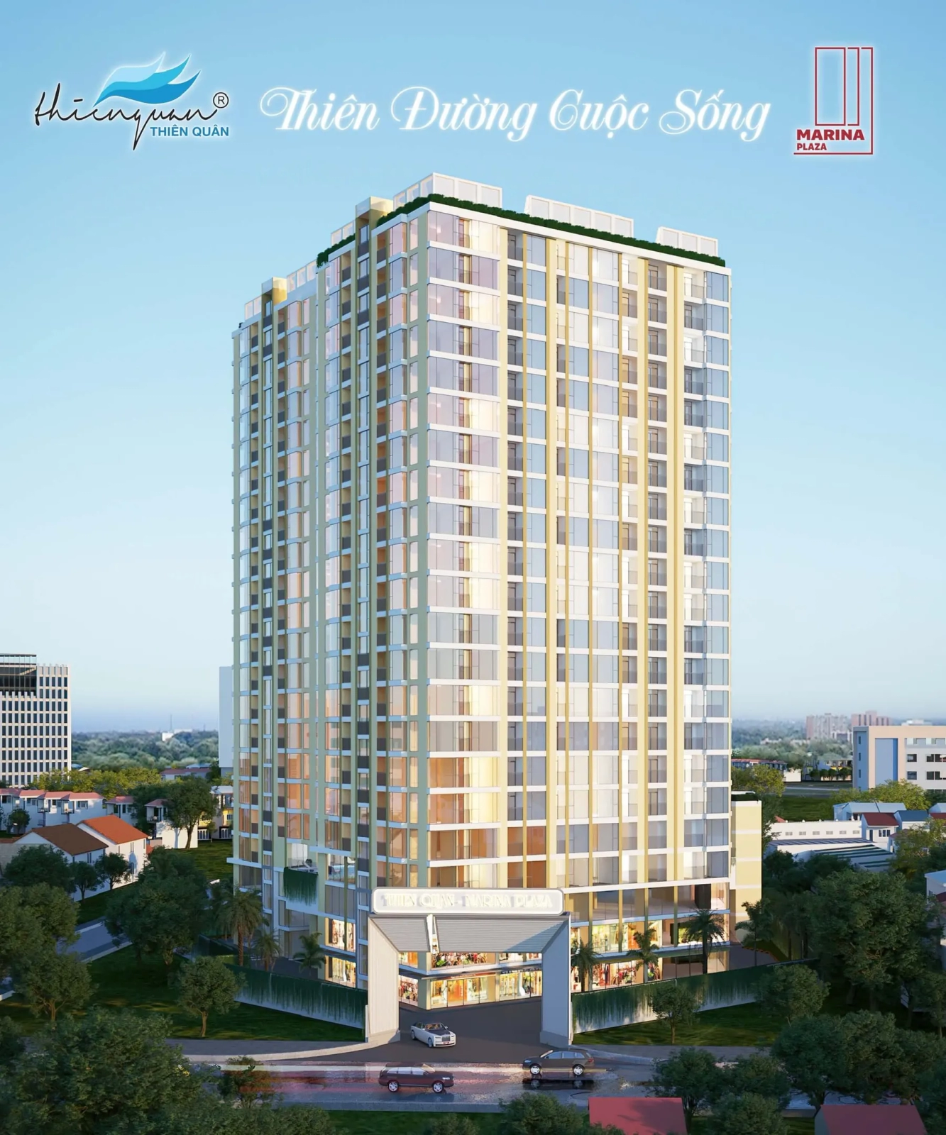 Thiên Quân Marina Plaza mặt tiền đường Trần Bạch Đằng