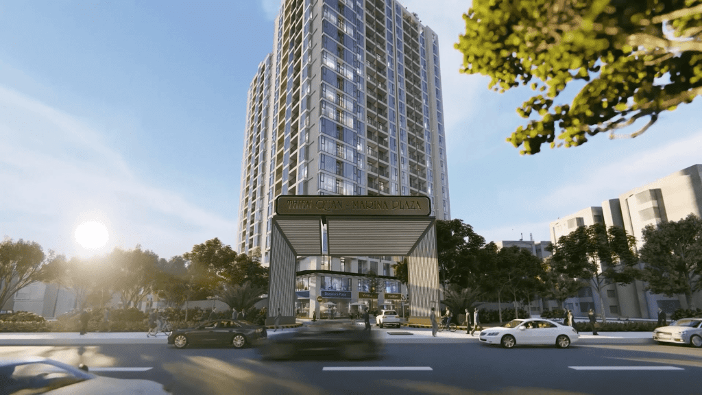 PHỐI CẢNH CHUNG CƯ THIÊN QUÂN MARINA PLAZA CẦN THƠ