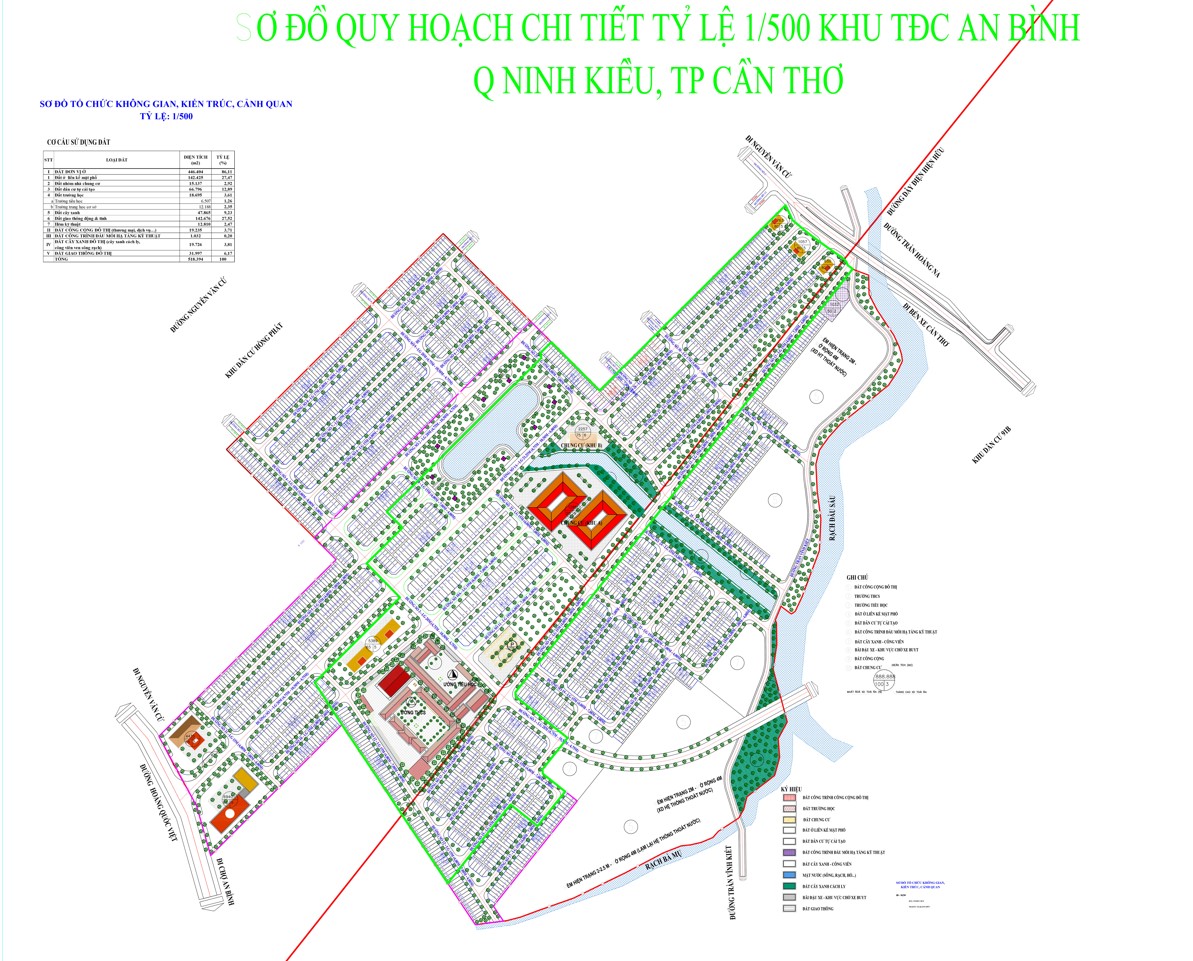 Bản đồ tái định cư An Bình