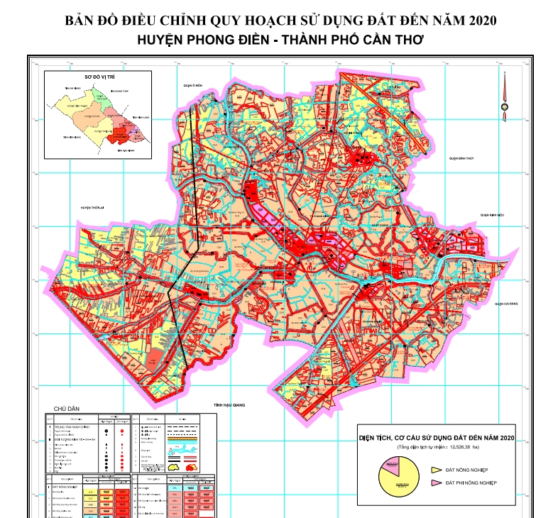 Bản đồ quy hoạch huyện Phong Điền