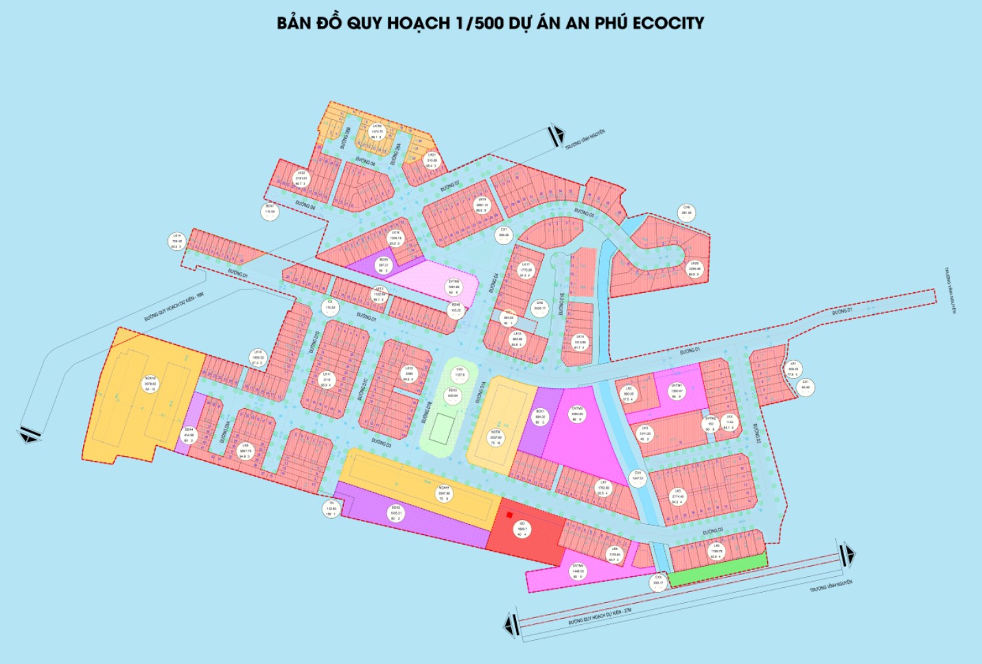 Bản Đồ Phân Lô An Phú EcoCity