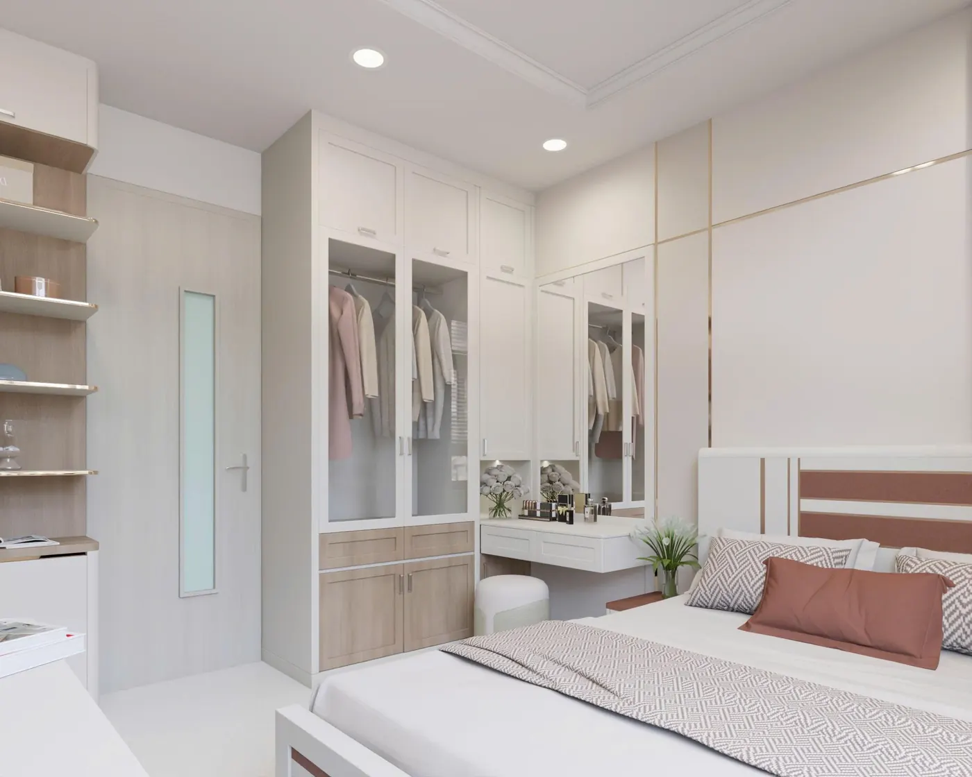 Phòng ngủ căn hộ Dream House mua trả góp