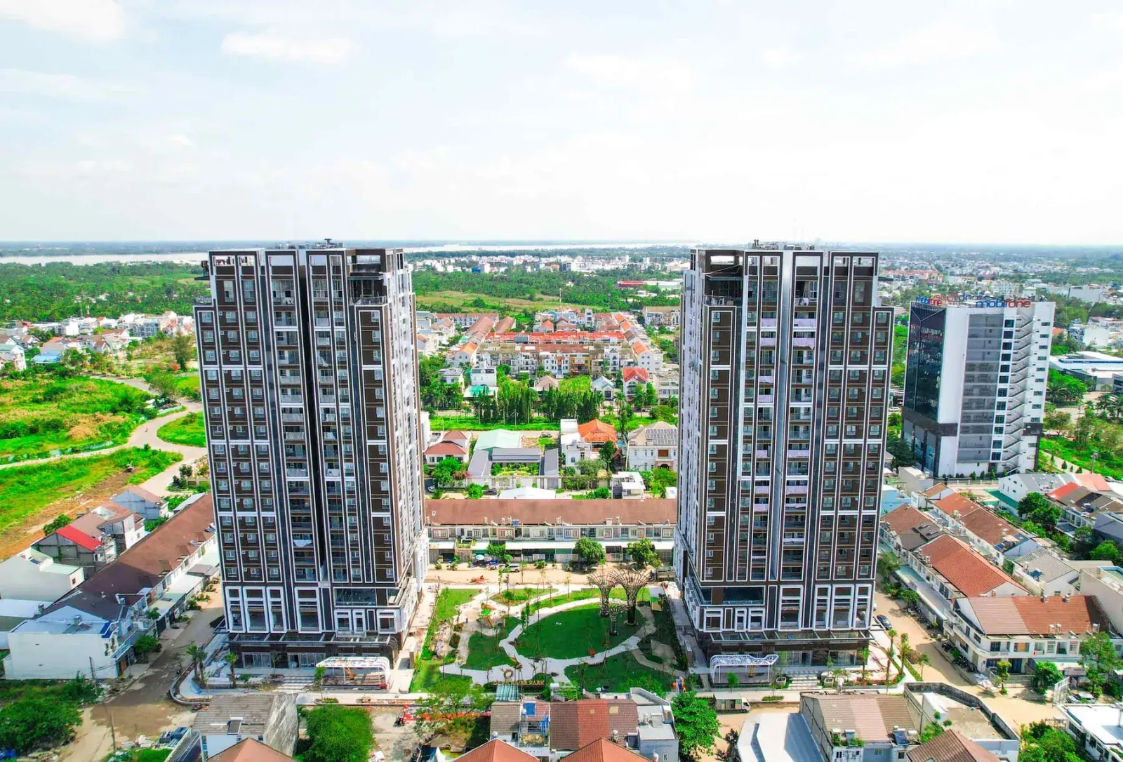 Cara River Park ở đâu - flycam vị trí dự án tại Cái Răng