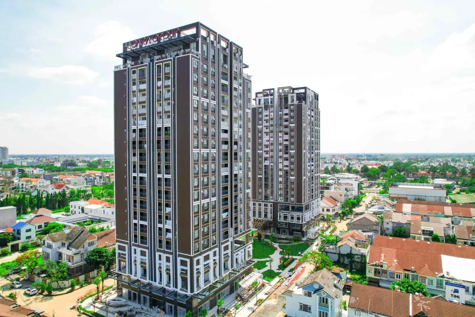 Tòa tháp Cara River Park hoàn thiện