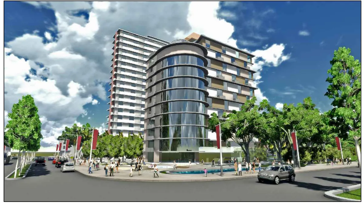 Cao ốc thương mại trong quy hoạch KDC Nam Long 1