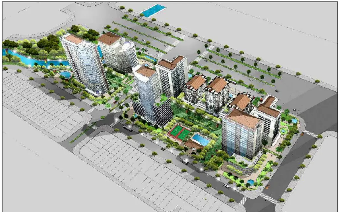 Phối cảnh tổng thể theo bản đồ quy hoạch Nam Long 1