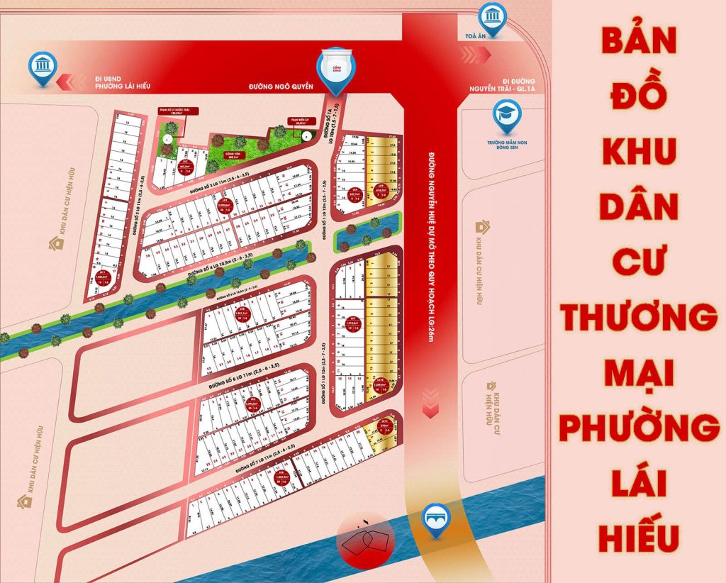 bản Đồ KDC phường Lái HIếu