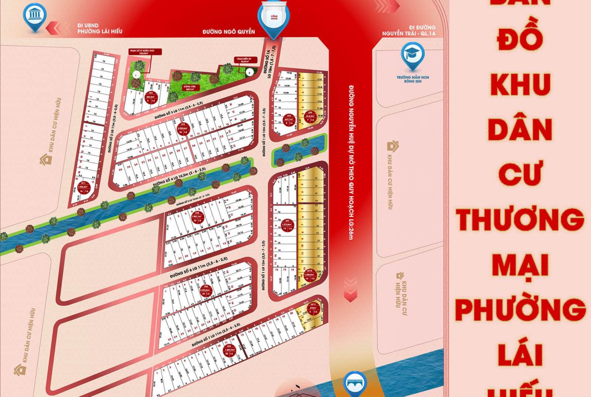 bản Đồ KDC phường Lái HIếu