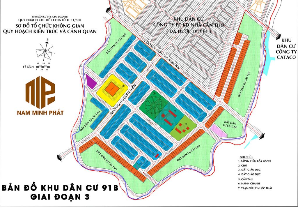 Bản đồ Khu dân cư 91B giai đoạn 3