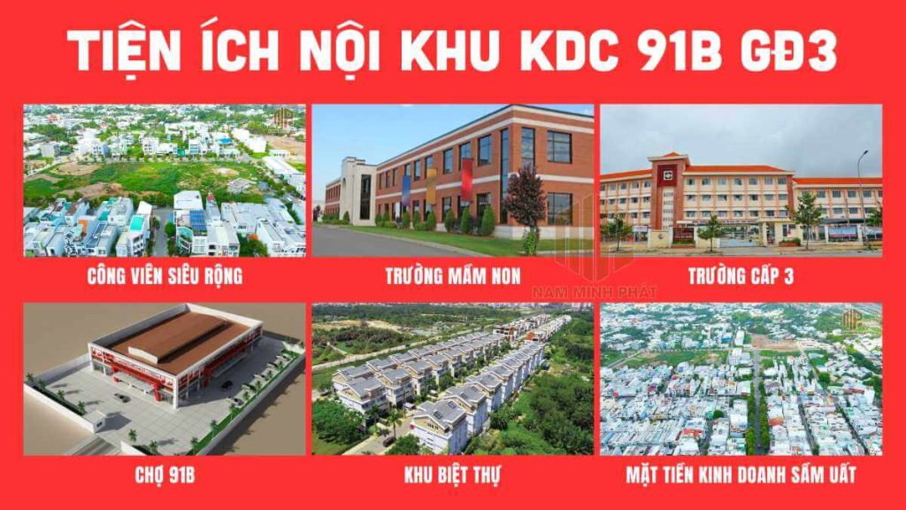 Khu dân cư 91B giai đoạn 3 - Tiện ích nội khu