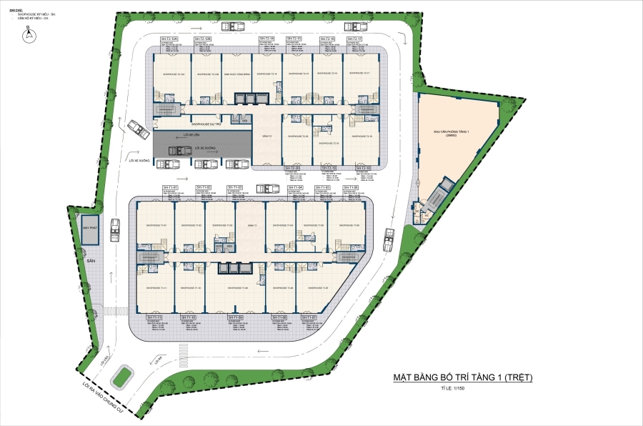 Mặt bằng tầng bố trí căn hộ chung cư thiên quân marira plaza