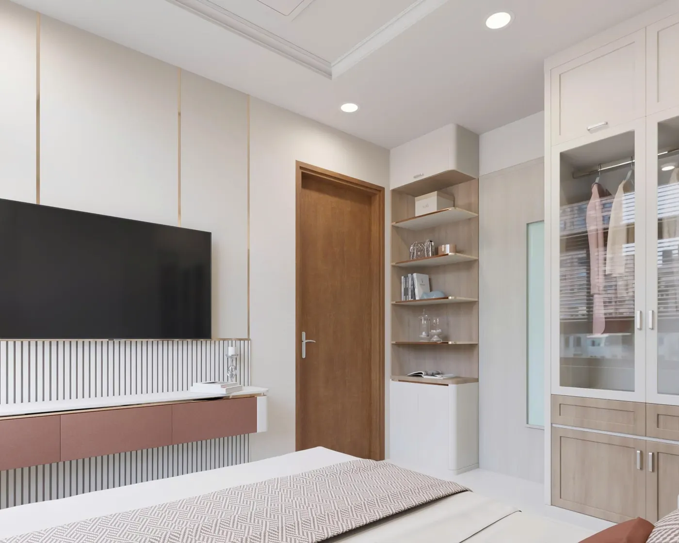 Phòng ngủ căn hộ cho thuê Dream House